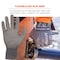 Ergodyne ANSI A4 PU Coated CR Gloves, Gray, Size S, PR 7044 - alternate 6